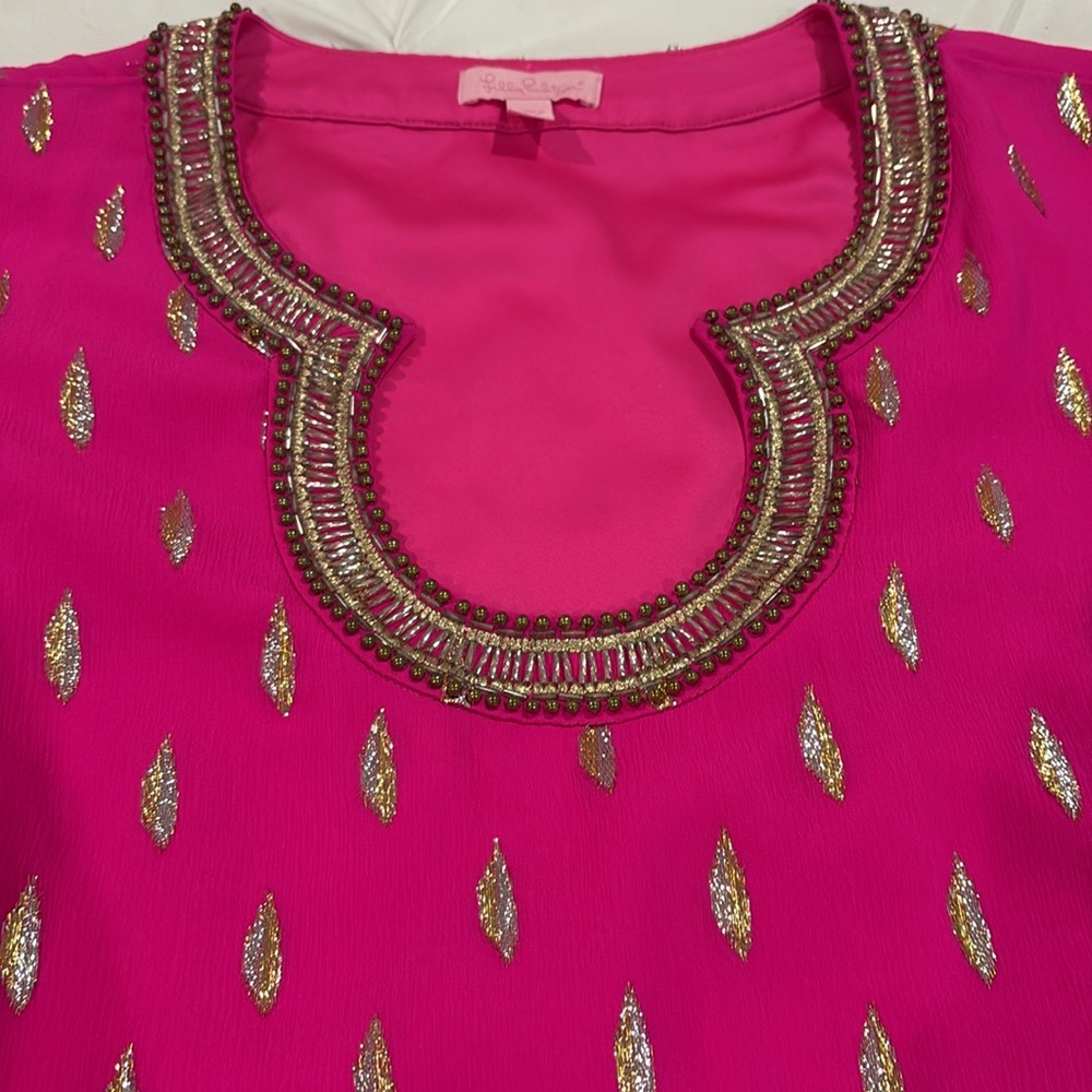 NWOT Lilly Pulitzer Amory silk dress size 16 - Picture 3 of 6